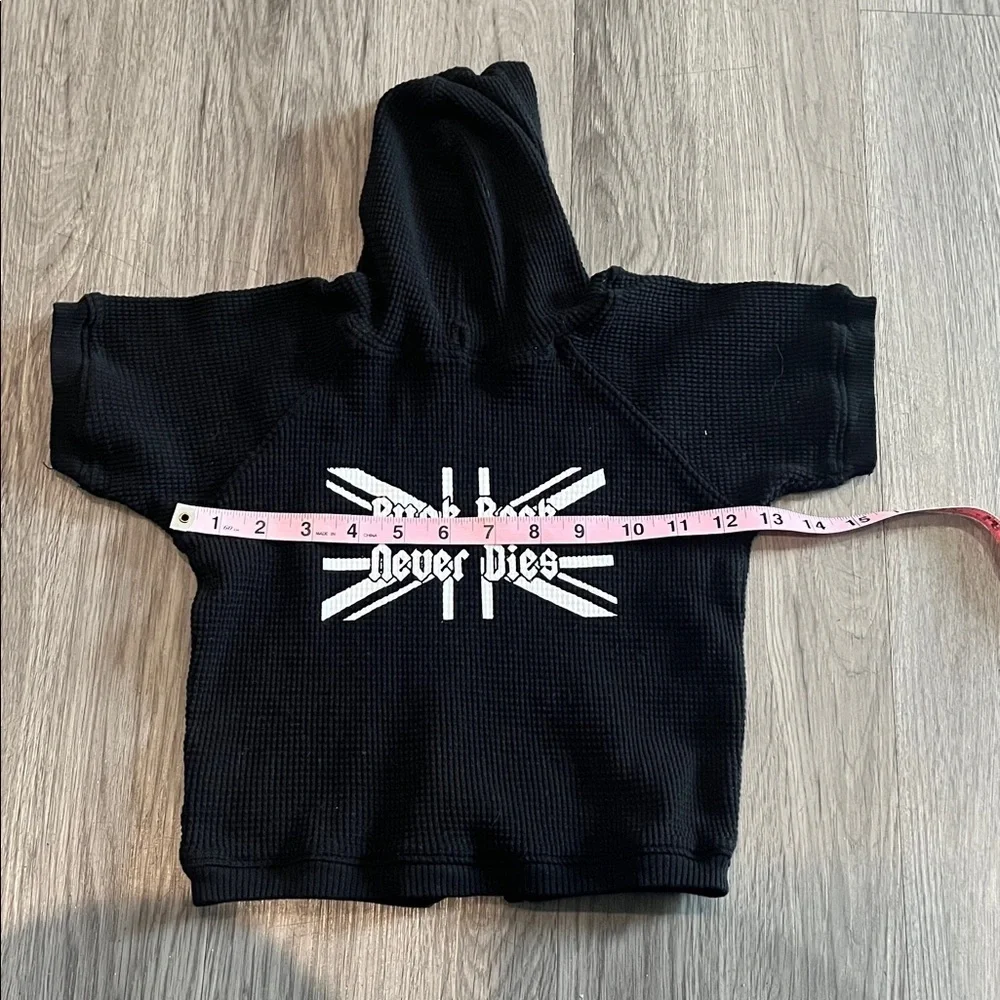 Doggy Black Punk Rock Hoodie